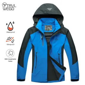 Men's Outdoor Waterproof Hiking Jacket – Autumn Trekking Windbreaker