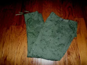 MILITARY ISSUE NIGHT DIGITAL DESERT BDU PANTS GULF WAR ERA BUTTON FLY 6 POCKET