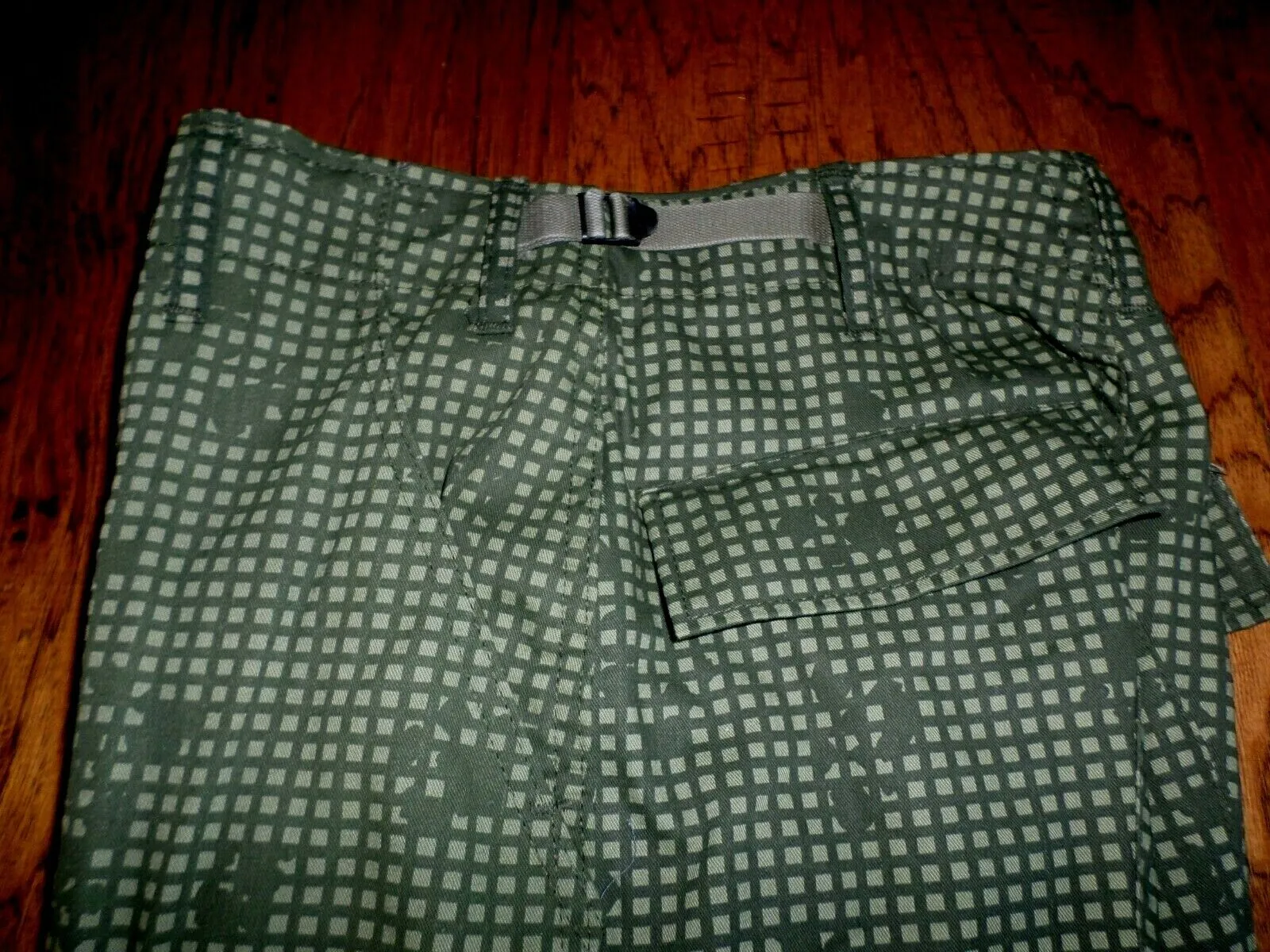 MILITARY ISSUE NIGHT DIGITAL DESERT BDU PANTS GULF WAR ERA BUTTON FLY 6 POCKET