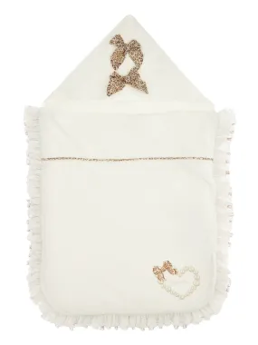 MONNALISA Cotton sleeping bag with beads