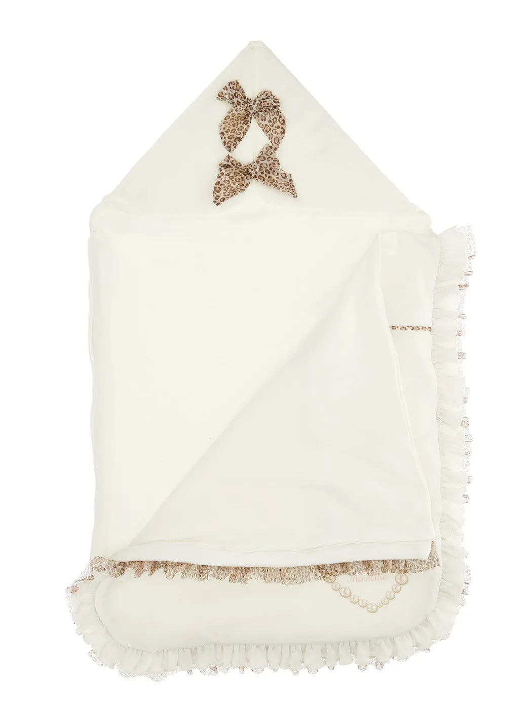 MONNALISA Cotton sleeping bag with beads