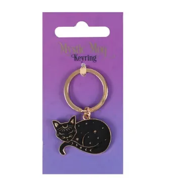 Mystic Mog Sleeping Cat Keyring
