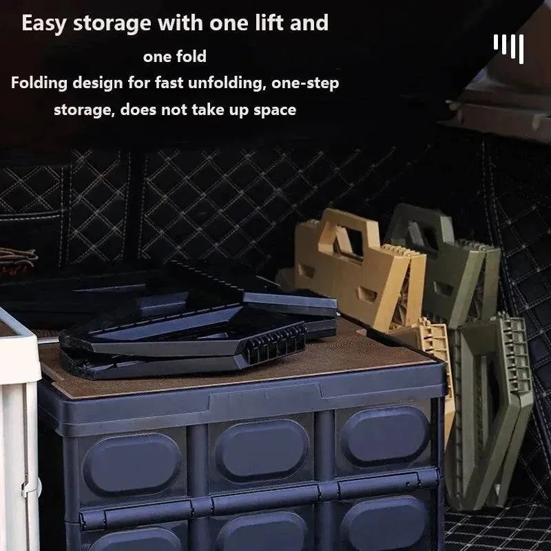 Outdoor Portable Folding Stool Camping Portable Plastic Stool High Load-bearing Handle Mazza Camping Stool