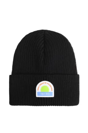 Outlet Horisontti Rib Beanie Black