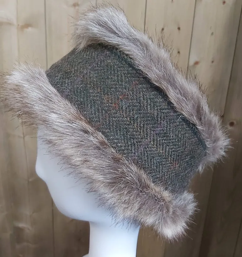 Pedley's Pony to Paddock Tweed X Faux Fur Headbands