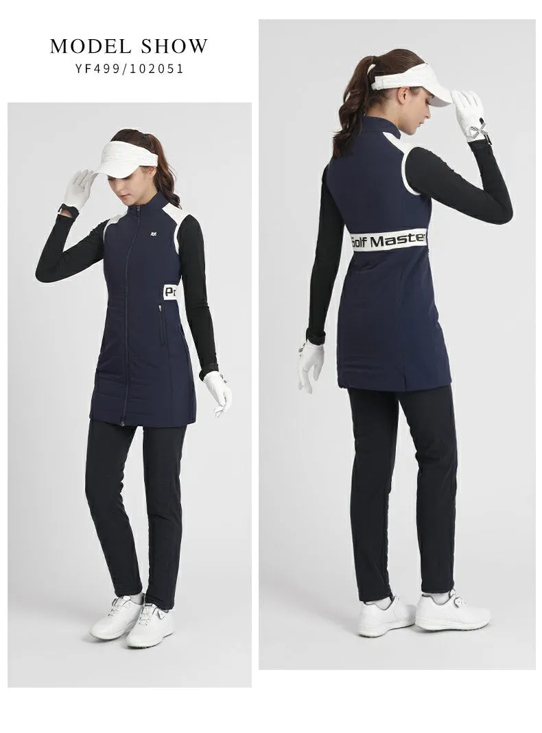 PGM YF499 women soft shell golf sleeveless bubble jacket windbreaker golf vest