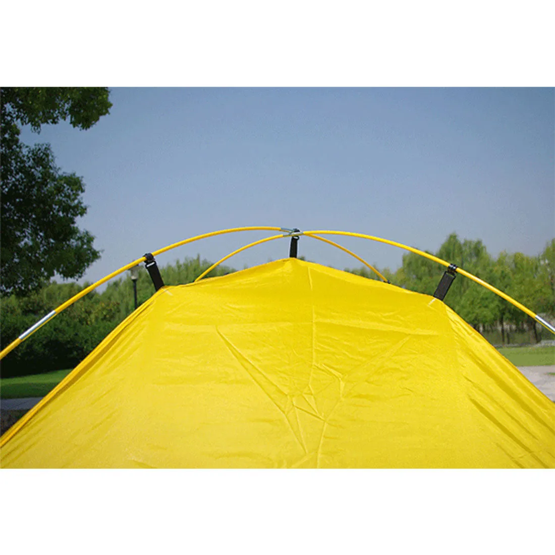 Portable Beach Tent Sun Shelter UV Shade Family Outdoor Camping Yard To 4 People - blue
