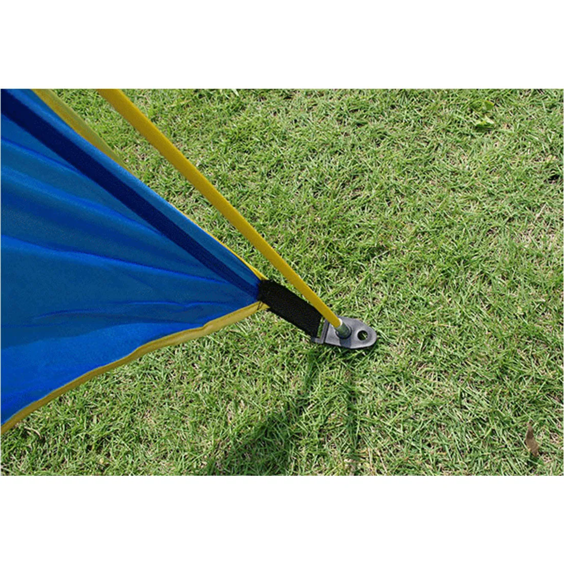 Portable Beach Tent Sun Shelter UV Shade Family Outdoor Camping Yard To 4 People - blue