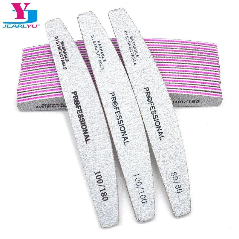 Precision Nail Files Kit: Professional Dual Grit Manicure Tools