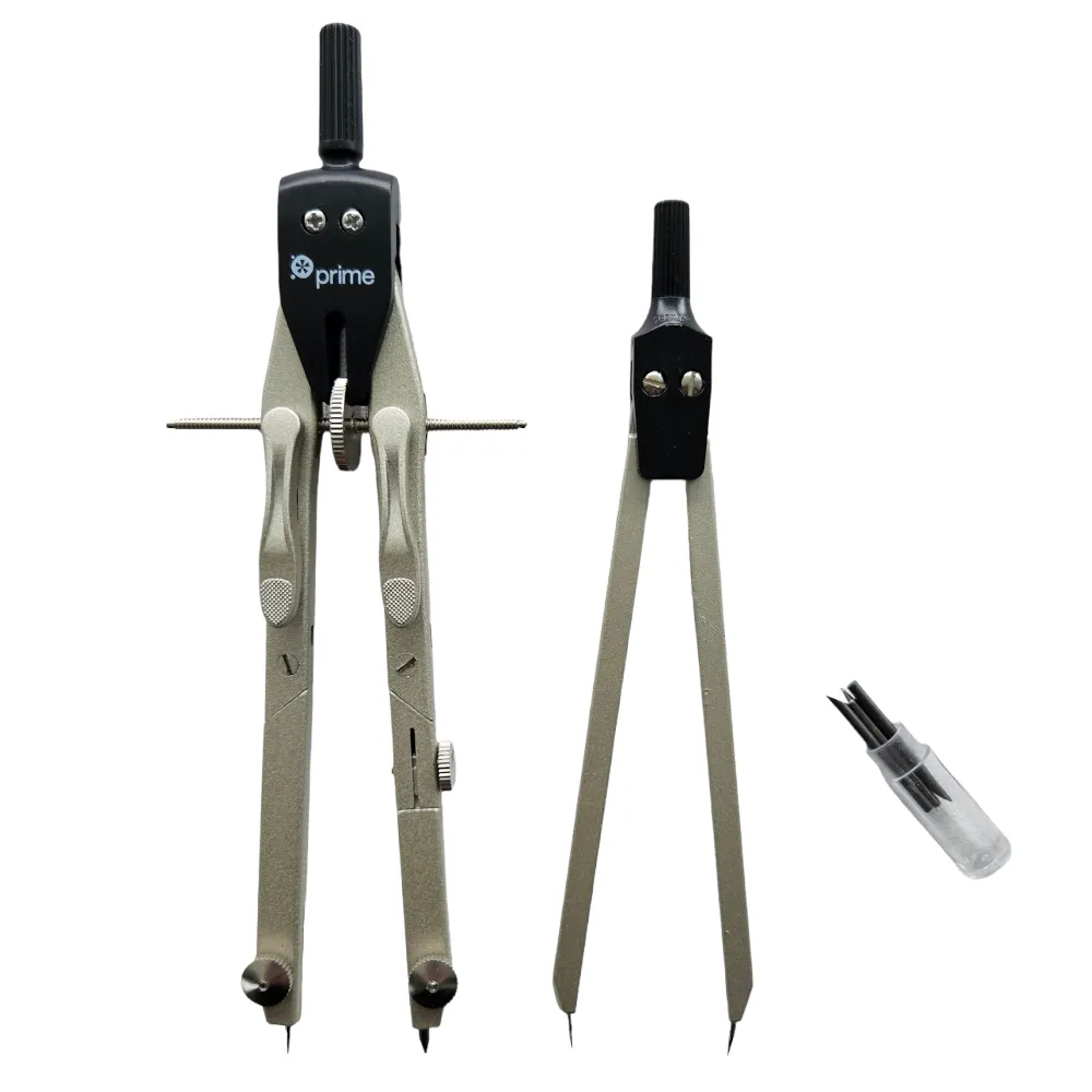 Prime Art Quickset Compass with Divider and Lead