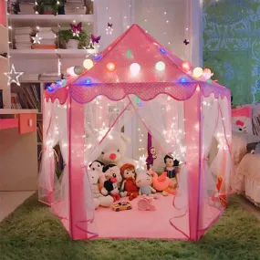 PRINCESS DREAM BIG SIZE CASTLE TENT HOUSE WITH LIGHTS