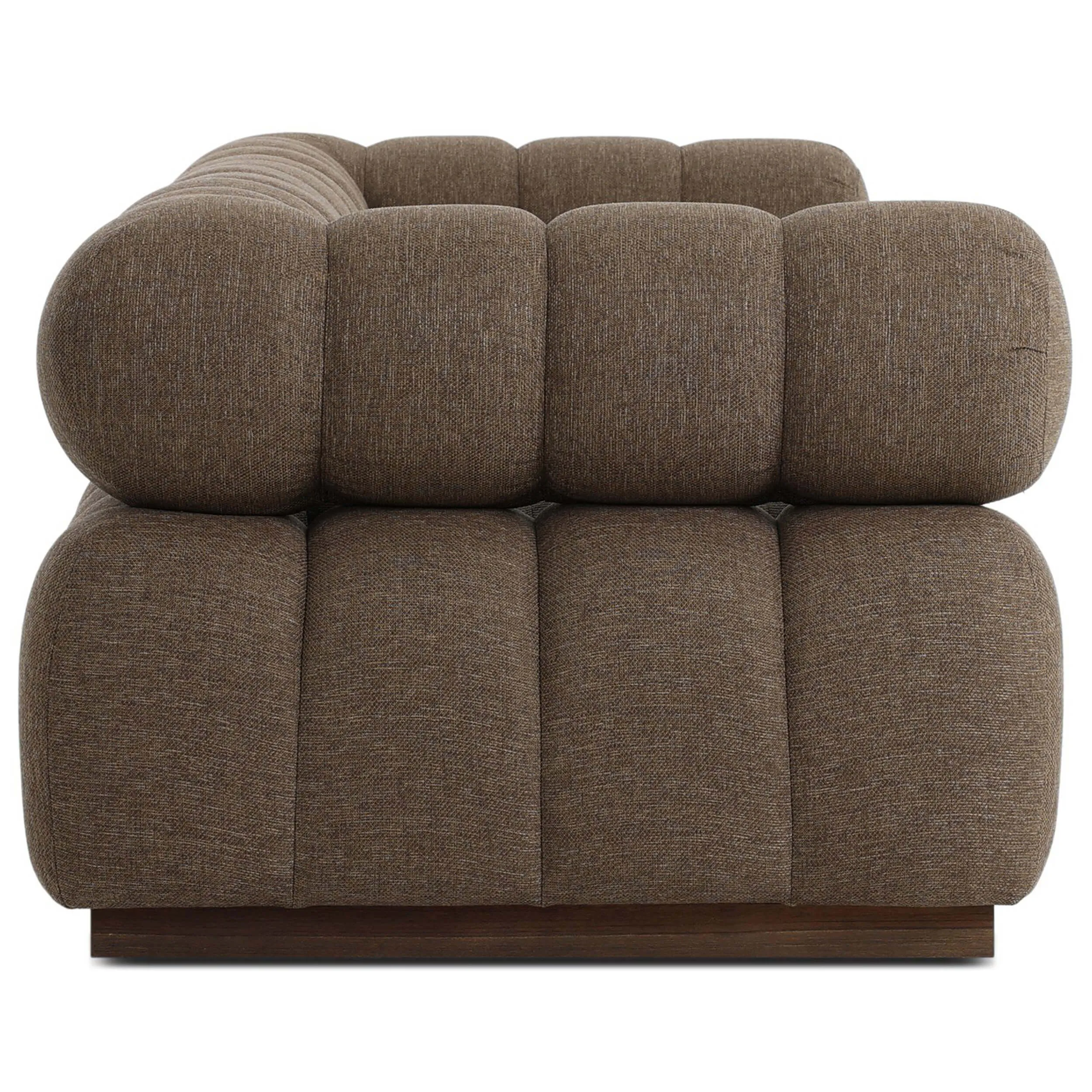 Roma 3 Piece Outdoor Sofa, Ellor Brown