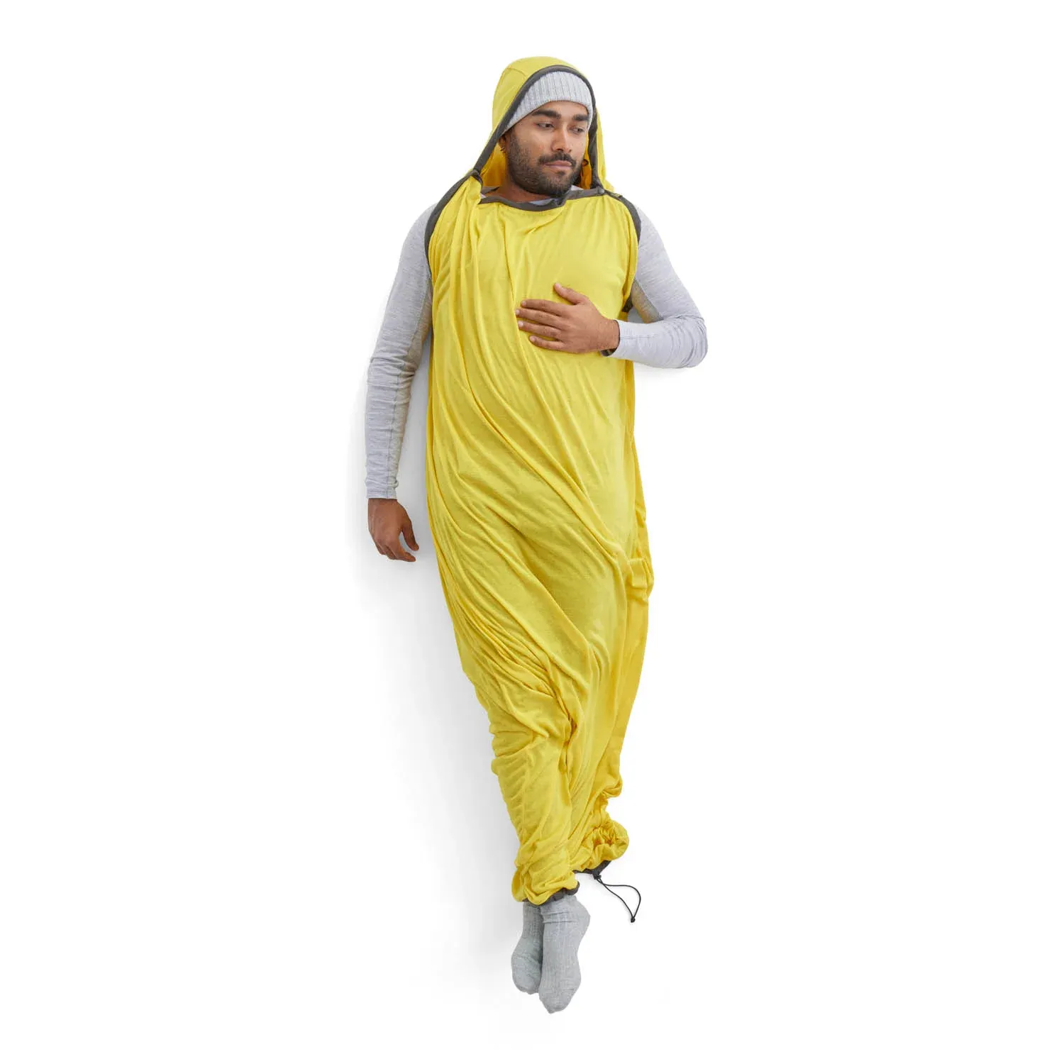 Sea To Summit Reactor Sleeping Bag Liner Mummy Sulphur Yellow | Buy Sea To Summit Reactor Sleeping Bag Liner Mummy Sulphur Yellow here | Outnorth