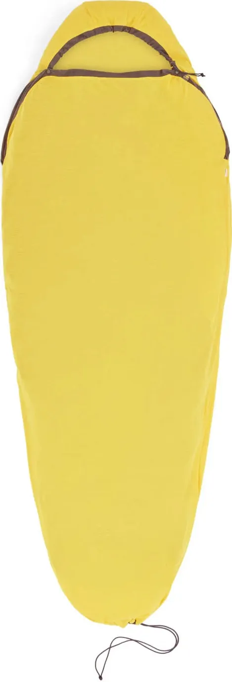 Sea To Summit Reactor Sleeping Bag Liner Mummy Sulphur Yellow | Buy Sea To Summit Reactor Sleeping Bag Liner Mummy Sulphur Yellow here | Outnorth