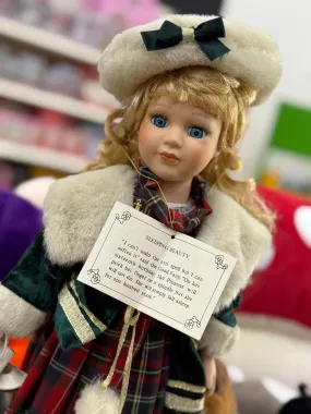 Sleeping Beauty Porcelain Doll by Leonardo