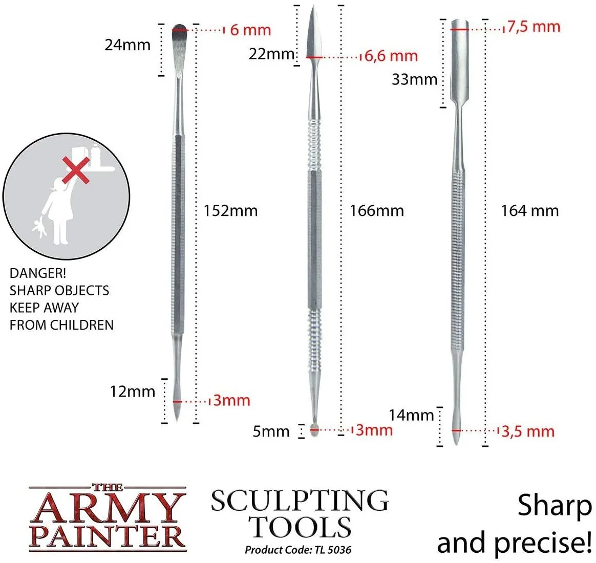 The Army Painter - Miniature and Model Sculpting Tools