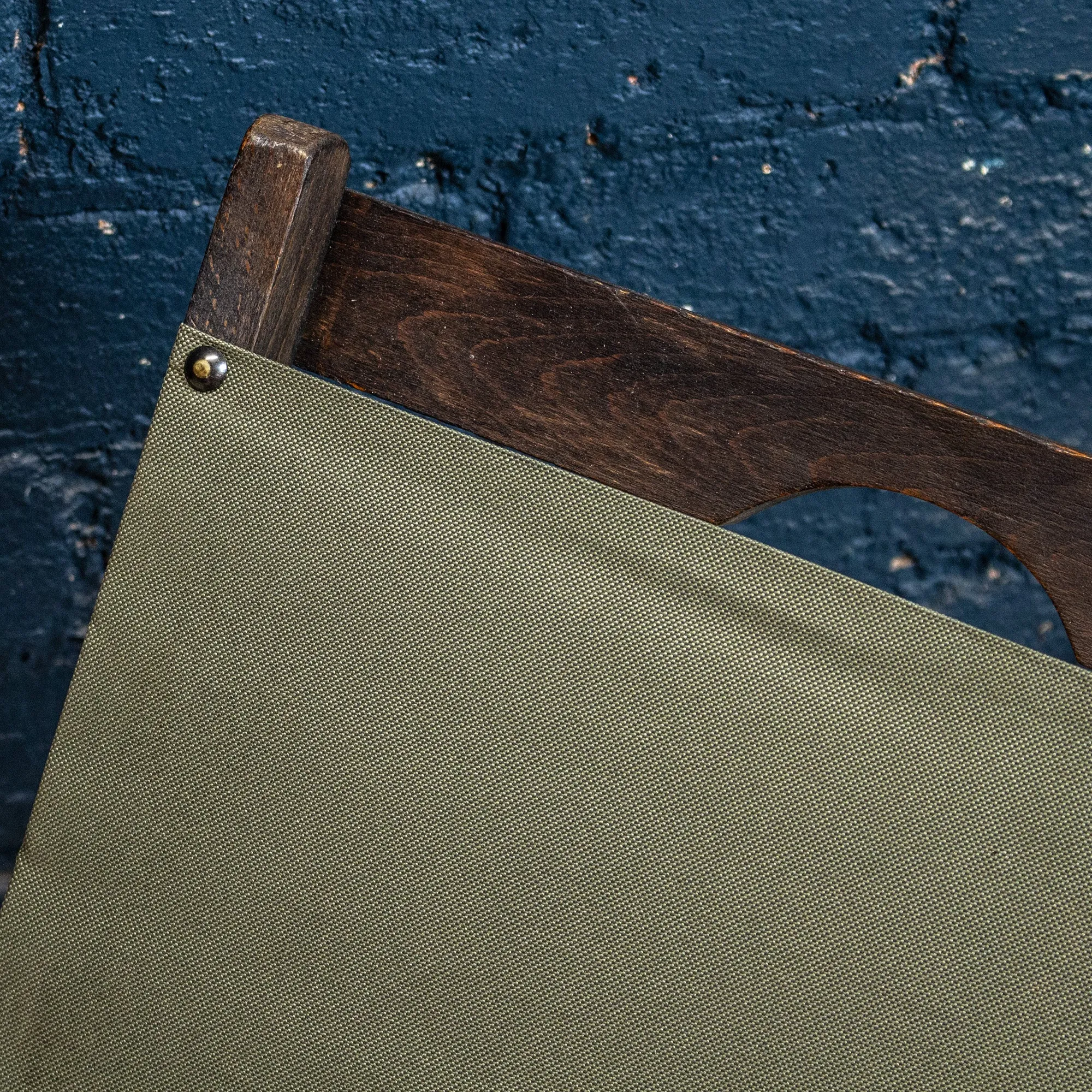 Vintage Wood / Canvas Folding Fishing Chair