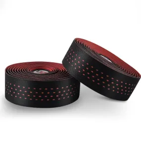WEST BIKING Bicycle PU Non-Slip Handlebar Strap(Red)