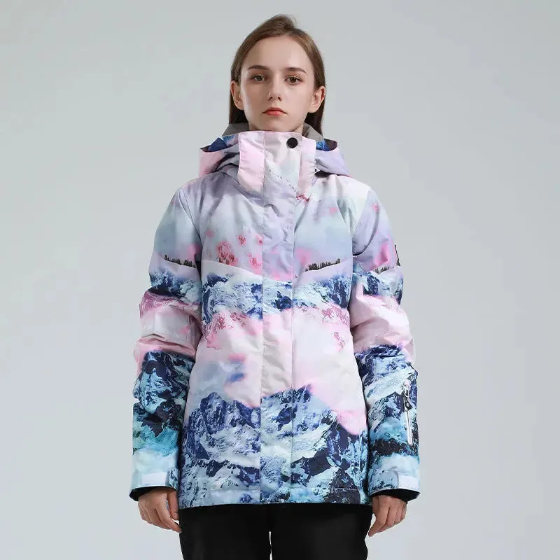 Women Loose Snowboard Ski Jacket