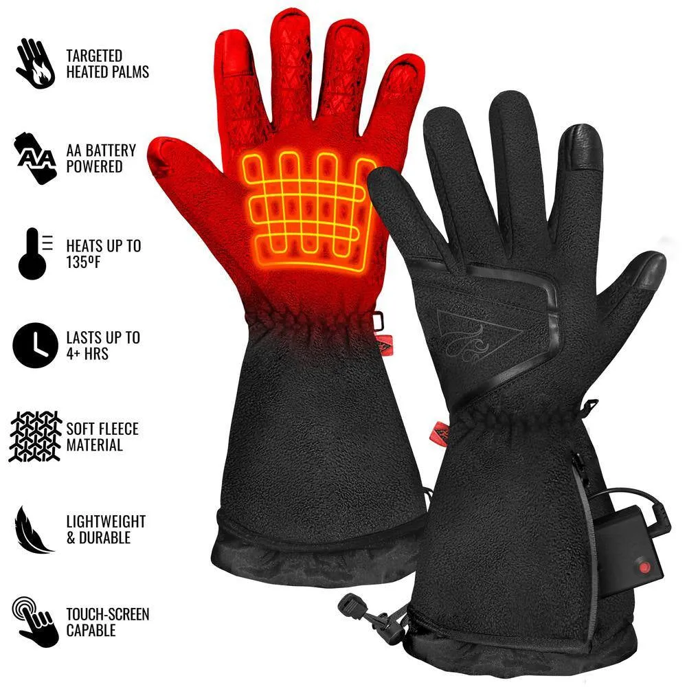 Women's Small Heated Fleece Gloves