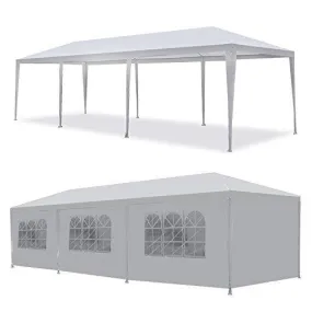 ZENY™ 10' x 30' Outdoor White Waterproof Gazebo Canopy Tent Assemble Parts